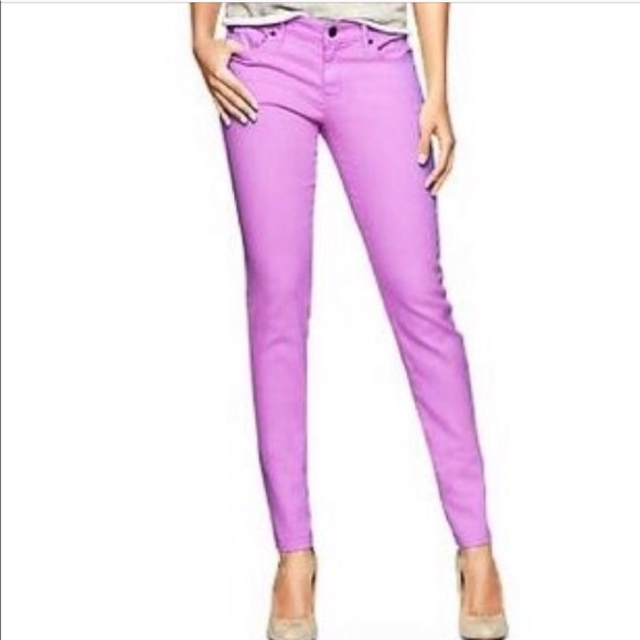 GAP Pants - NWT gap broken in straight bright purple pants